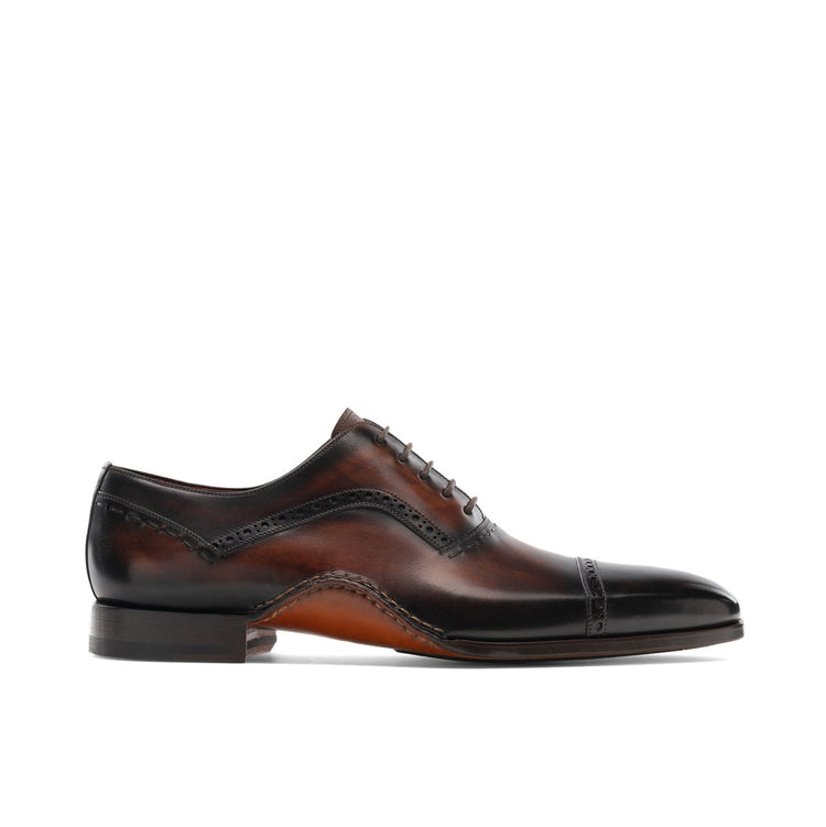 Brown Leather Bega Oxfords Shoes
