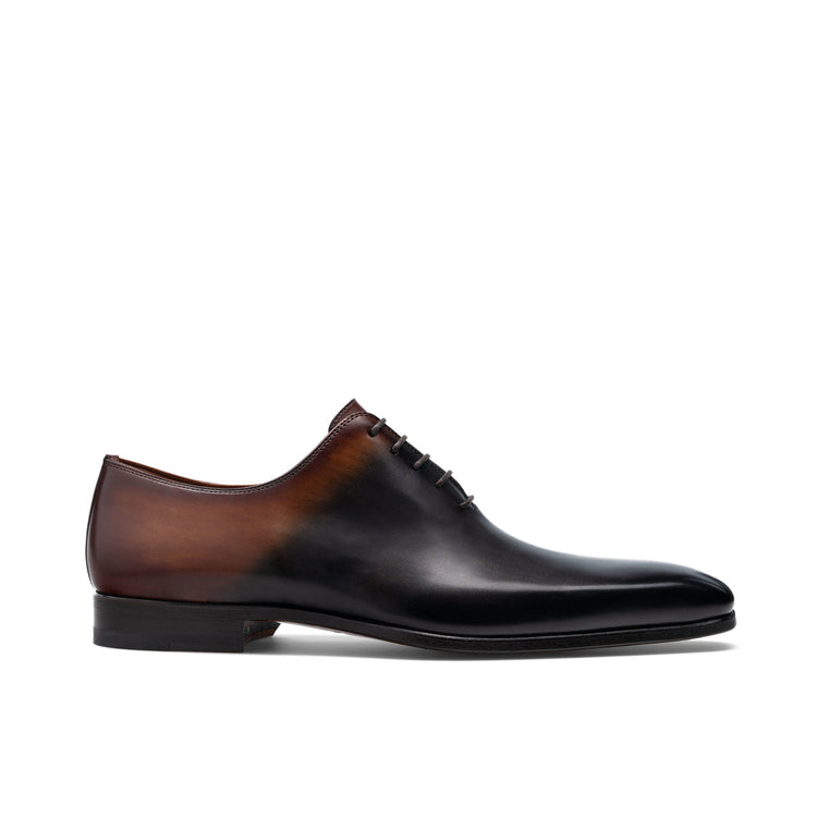 Height Increasing Black & Brown Leather Tasmania Oxfords
