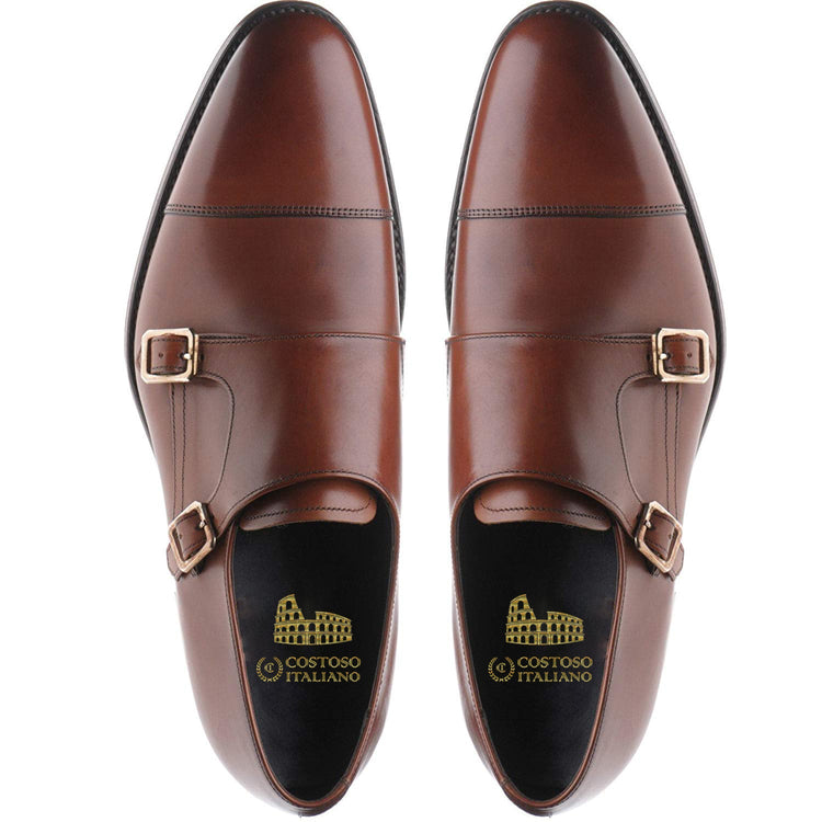 Brown Leather Portsmouth Monk Straps