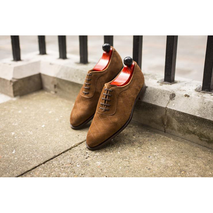 Height Increasing Black Leather Copnor Oxfords